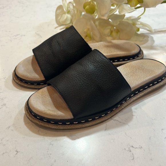 Splendid Leather Calipso Studded Slide Sandals Size 6 - Picture 5 of 14
